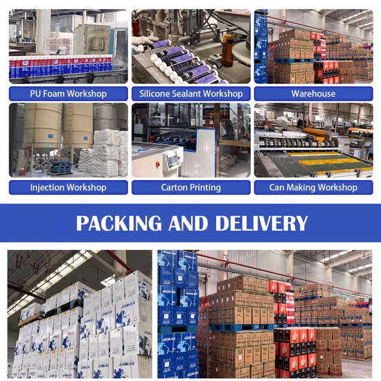 Popular in Turkey and Iran Refrigerator Polyurethane Foam Wall Panel Material Windows and Doors Adhesive PU Foam