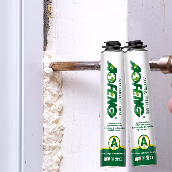 Popular in Turkey and Iran Refrigerator Polyurethane Foam Wall Panel Material Windows and Doors Adhesive PU Foam