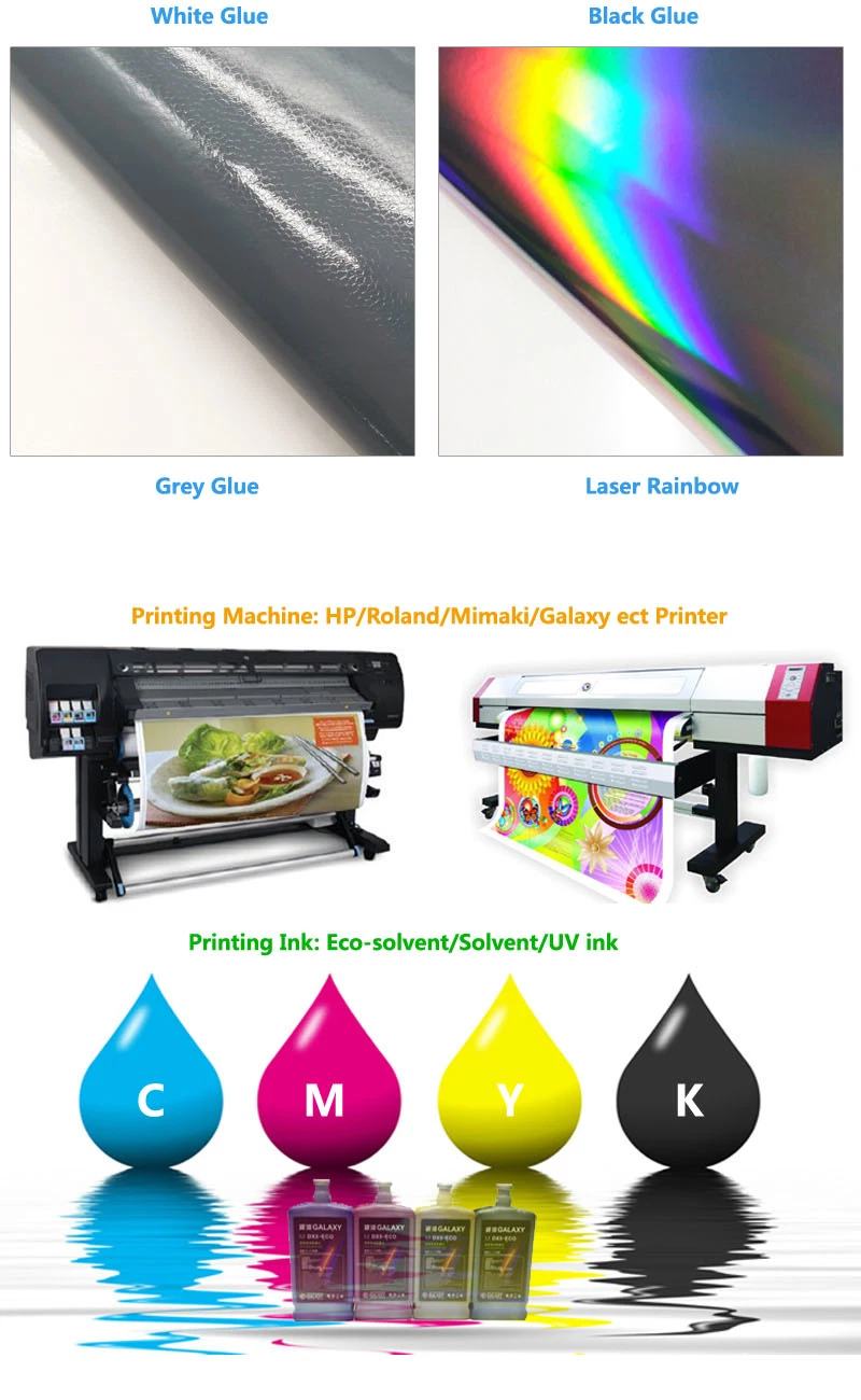SINOVINYL Customized Wholesale Bulk Removable Printing White Gule Self Adhesive Vinyl Roll Film