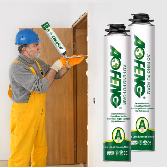 Popular in Turkey and Iran Refrigerator Polyurethane Foam Wall Panel Material Windows and Doors Adhesive PU Foam