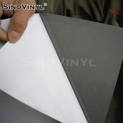 SINOVINYL Customized Wholesale Bulk Removable Printing White Gule Self Adhesive Vinyl Roll Film