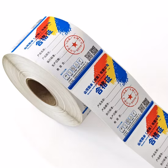 Custom Printing Offset Printing Vinyl sticker Roll Self Adhesive Waterproof Logo Stickers Label