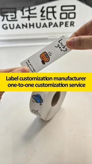 Custom Printing Offset Printing Vinyl sticker Roll Self Adhesive Waterproof Logo Stickers Label