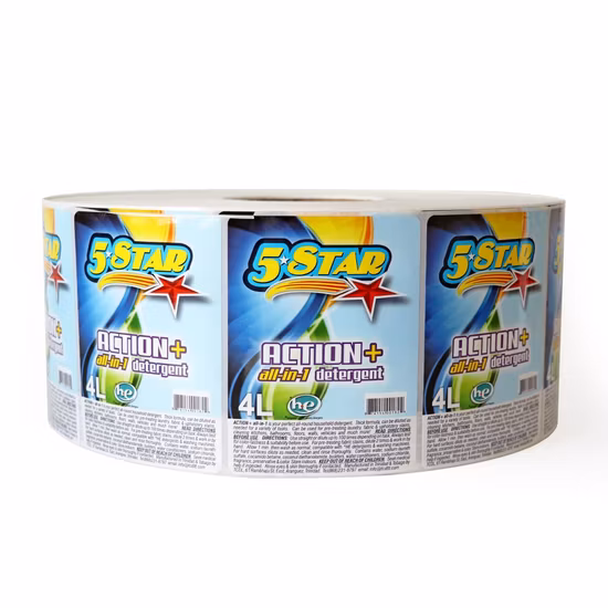 Custom Adhesive Label Sticker Printing Cosmetic Product Bottle Packaging Labels Water Bottle Adhesive Sticker